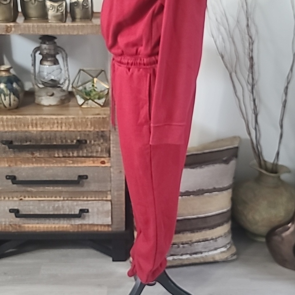 Universal Thread Red Zip-Up One Piece Track Set - Picture 7 of 13